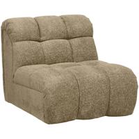 Leen Bakker - Draaifauteuil Beau - Raven - Stof - Taupe - 98x81x77 Cm
