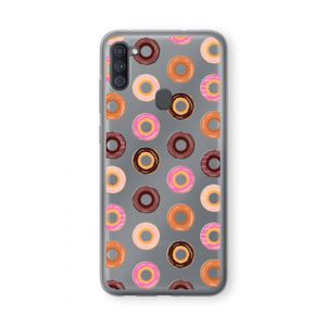 Donuts: Samsung Galaxy A11 Transparant Hoesje