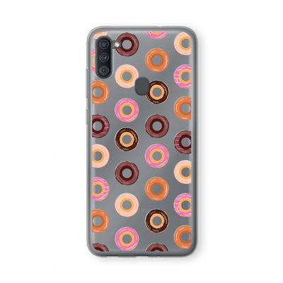 Donuts: Samsung Galaxy A11 Transparant Hoesje