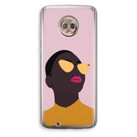 Yellow glasses: Motorola Moto G6 Transparant Hoesje