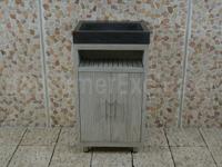 Badmöbel Raung Cabinet Mindyholz 50 cm. Bluestone