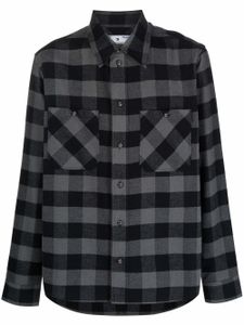 Off-White chemise à carreaux - Gris