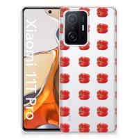 Xiaomi 11T | 11T Pro | Siliconen Case | Paprika Red