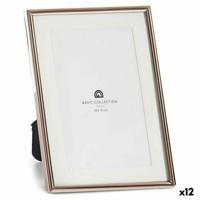 Fotolijsten Kristal Staal Koper (13,5 x 18,5 x 13,5 cm) (12 Stuks)