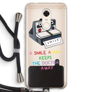 Smile: Xiaomi Redmi 5 Transparant Hoesje met koord