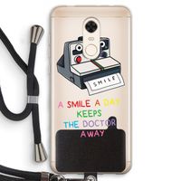 Smile: Xiaomi Redmi 5 Transparant Hoesje met koord
