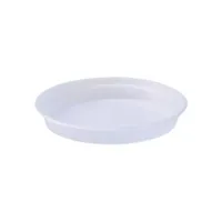 Elho Green Basics schotel 10 cm transparant