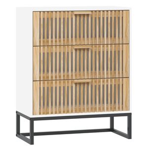 vidaXL Dressoir 60x30x75 cm bewerkt hout wit