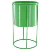 Housevitamin bloempot op standaard metaal groen 19 cm | 12 stuks