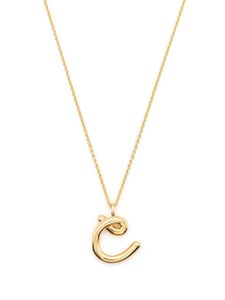 Missoma collier Curly Molten à pendentif - Or