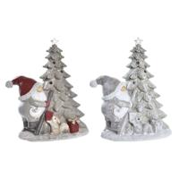 Kerstversiering DKD Home Decor Boomstructuur Hars (15 x 10 x 18 cm) (2 Stuks)