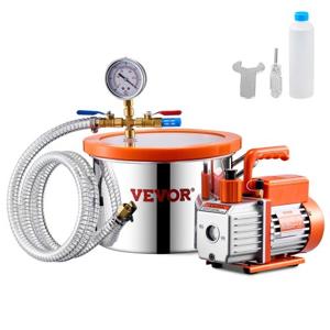 VEVOR 3.5CFM vacuümpomp met 5,68L vacuümkamervacuümpompkit