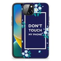 iPhone 14 Plus | Telefoon Hoesje | Flowers Blue DTMP