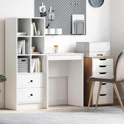 Bureau Wit 60 x 40 x 76 cm Bewerkt hout