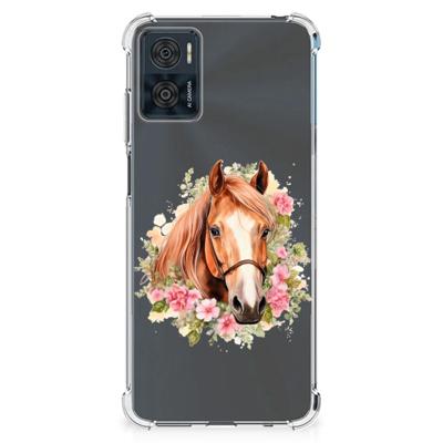 Case Anti-shock voor Motorola Moto E22 | E22i Paard Case Anti-shock voor Motorola Moto E22 | E22i Paard