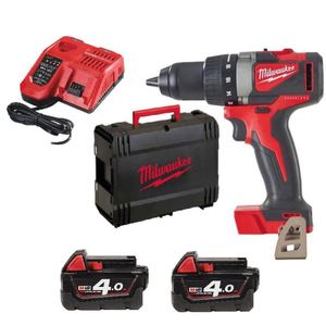 Milwaukee M18 BLDD2-402X Koolborstelloze accu compactboormachine - 4933464559