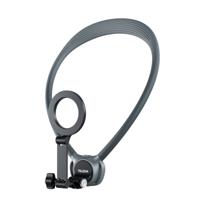 Telesin Neck Mount 360º Combo voor GoPro en smartphone - grijs