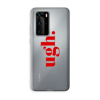 Ugh: Huawei P40 Pro Transparant Hoesje
