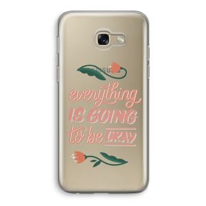 Optimistic flower girl: Samsung Galaxy A5 (2017) Transparant Hoesje