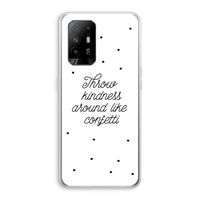 Confetti: Oppo A94 5G Transparant Hoesje