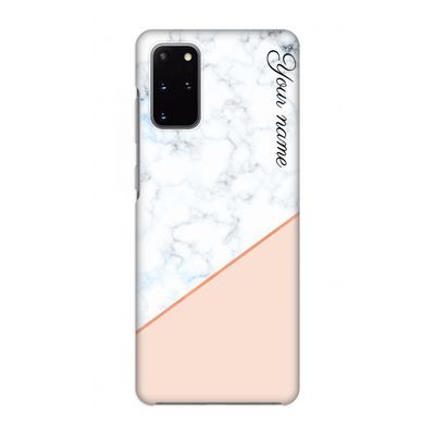 Marmer in stijl: Volledig geprint Samsung Galaxy S20 Plus Hoesje