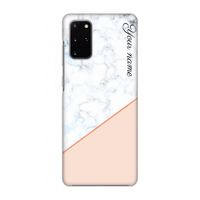 Marmer in stijl: Volledig geprint Samsung Galaxy S20 Plus Hoesje