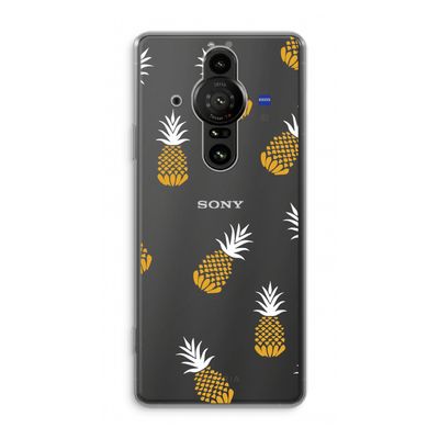 Ananasjes: Sony Xperia Pro-I Transparant Hoesje