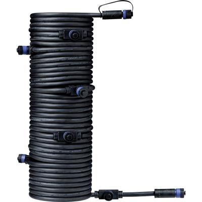Paulmann 93931 Verlichtingssysteem Plug&Shine 7-voudige verdeler Zwart
