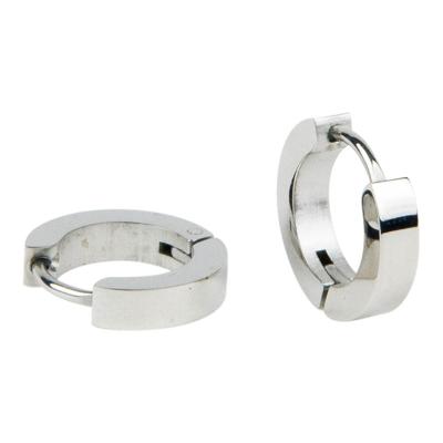 Kalli Oorringen Platte Buis Zilver 0.9 cm | 1813