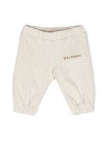 Balmain Kids pantalon de jogging à motif monogrammé - Tons neutres