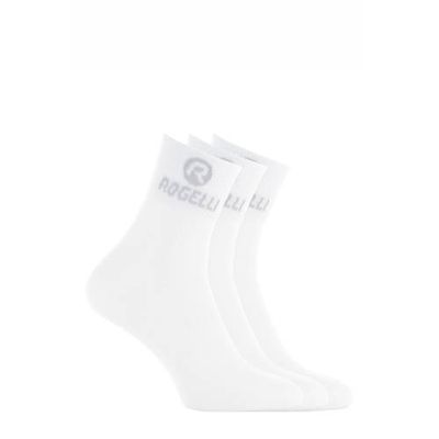Rogelli sportsokken Promo - set van 3 wit