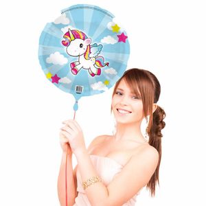 Unicorn folieballon - 45 cm