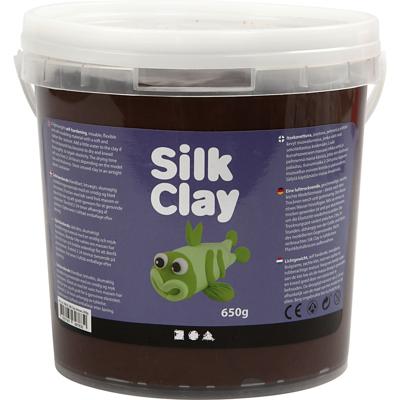 Silk Clay ®, bruin, 650 gr/ 1 emmer