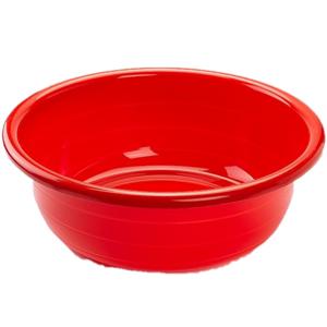 Plasticforte Teiltje - 20 liter - rond - rood - afwasbak - 49 x 17 cm