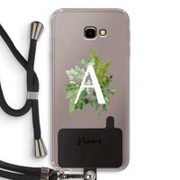 Green Brush: Samsung Galaxy J4 Plus Transparant Hoesje met koord