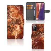 Samsung Galaxy Note 20 | Bookcase | Marmer Bruin