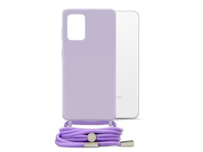 Mobilize Mobilize Lanyard Gelly Case for Samsung Galaxy A32 5G Pastel Purple