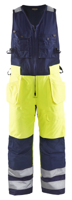 Blåkläder Amerikaanse overall High-Vis 85041977 | High-Vis Geel/Marineblauw | Maat 56 - 7330509283356