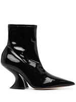 Casadei bottines Elodie en cuir 80 mm - Noir