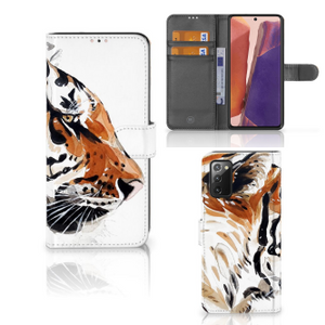 Hoesje Samsung Galaxy Note 20 Watercolor Tiger