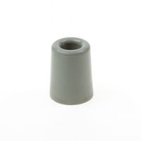 3x Deurbuffer / deurstopper grijs rubber 50 x 30 mm - thumbnail