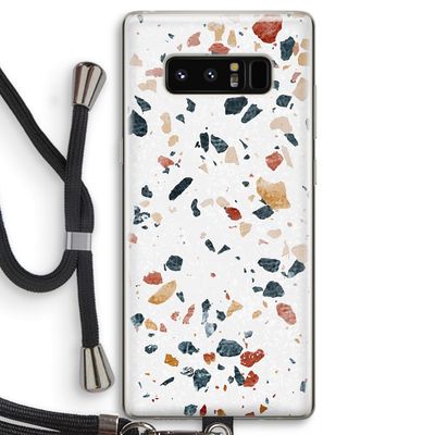 Terrazzo N°4: Samsung Galaxy Note 8 Transparant Hoesje met koord