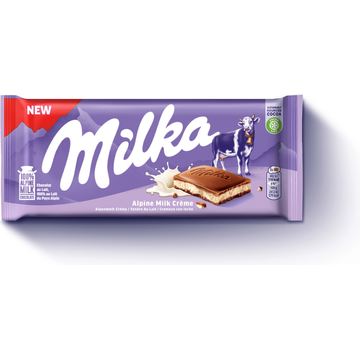 Milka Chocolade Alpenmelk Creme 100 g bij Jumbo
