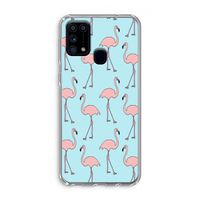 Anything Flamingoes: Samsung Galaxy M31 Transparant Hoesje