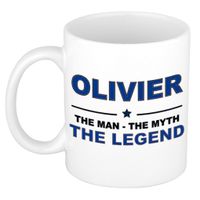 Olivier The man, The myth the legend cadeau koffie mok / thee beker 300 ml