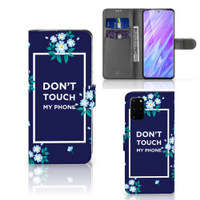 Samsung Galaxy S20 Plus Portemonnee Hoesje Flowers Blue DTMP