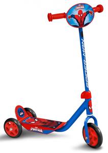 Marvel Spider-Man 3-wiel kinderstep voetrem jongens blauw