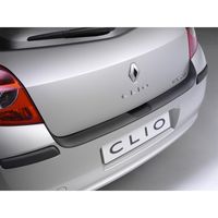 Bumper beschermer passend voor Renault Clio III 2005- Zwart GRRBP145 - thumbnail