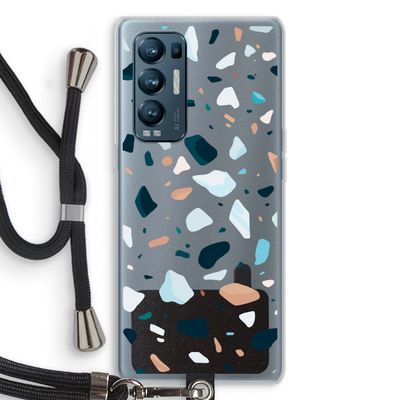 Terrazzo N°13: Oppo Find X3 Neo Transparant Hoesje met koord