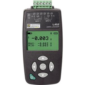 Chauvin Arnoux P01157201 L452 Multidatalogger Te meten grootheid Spanning, Stroomsterkte 0.1 tot 10 V/DC 4 tot 20 mA